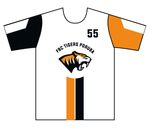 Bílý soutěžní dres